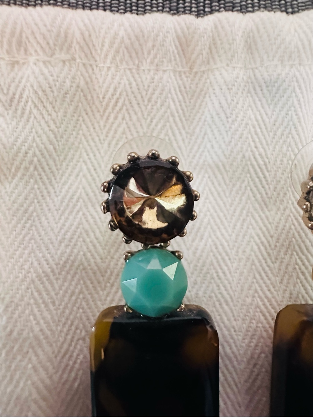 NWOT J. Crew. Statement Drop Earrings - Picture 3 of 5